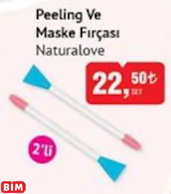 NATURALOVE PEELİNG VE MASKE FIRÇASI